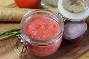 Rezept zu russischer Schaschliksauce Chrenovina Schaschliksauce - Schaschliksosse mit frischen Tomaten Chrenovina 3
