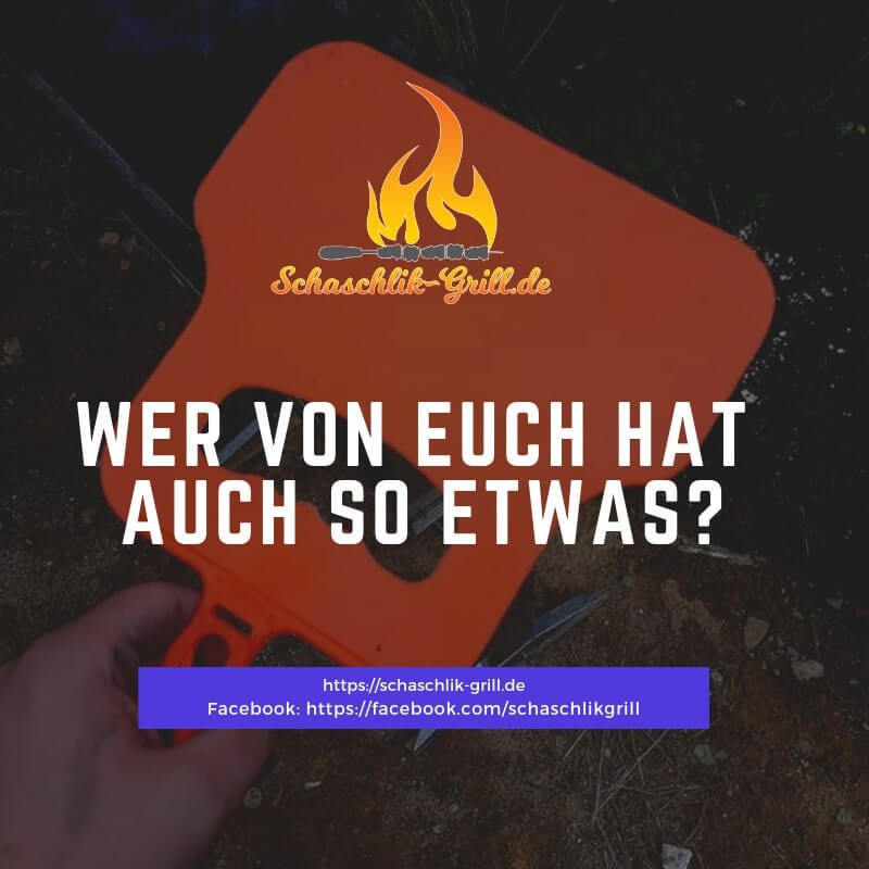 Grillfächer zum Anfeuern der Glut